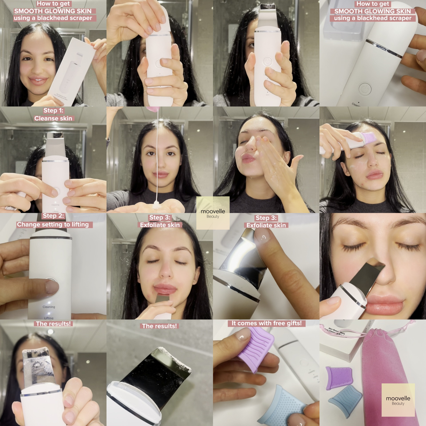 Ultrasonic Skin Scrubber and Blackhead Remover 3.0